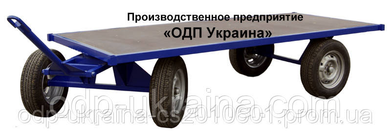 Большегрузная Телега БТК-50 с фанерным настилом Большая