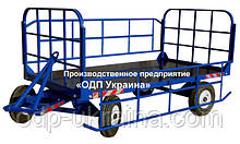 Багажно-Почтовая Телега Большая Большегрузная БТК-200 с каркасным бортом