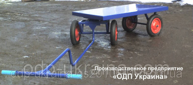 Ручная Большегрузная Платформа БТК-10 Большая с металлическим настилом