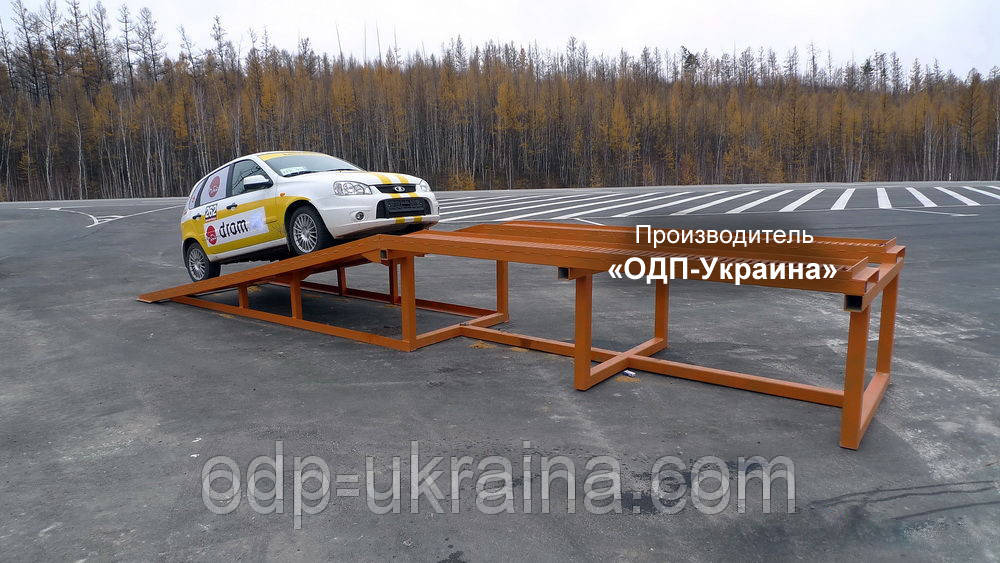 Эстакада для грузовых и легковых автомобилей для ремонта и испытаний